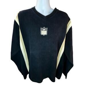 Vintage NFL 90s Black Embroidered Sweatshirt / Jumper Size XXL 100% Cotton